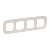  - Legrand Valena ALLURE Слоновая кость Рамка 4-ая (754314)